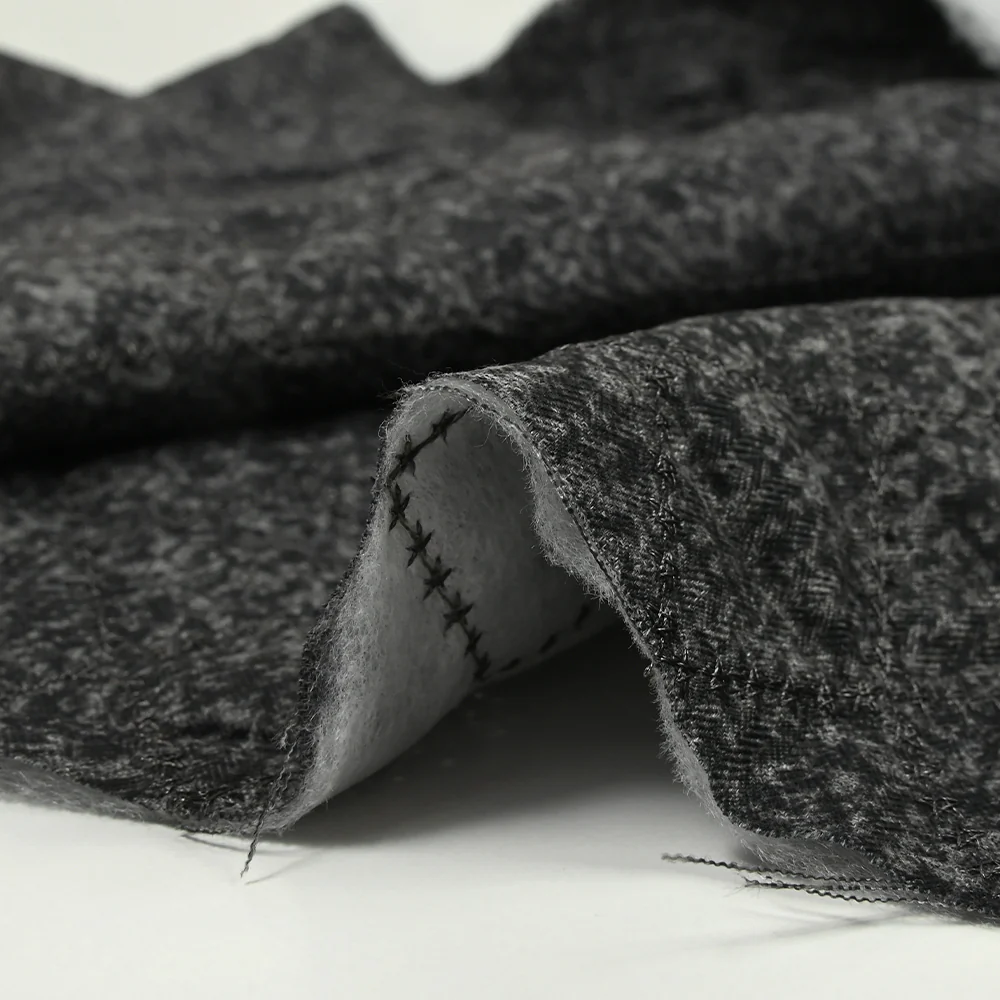 Matelassé étoiles chiné gris anthracite - Image 8