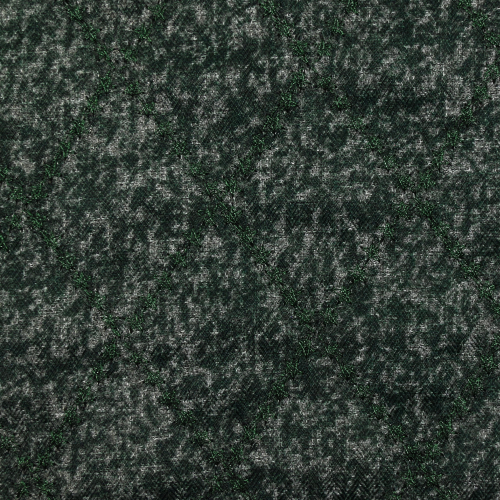 Matelassé étoiles chiné vert forêt - Image 5
