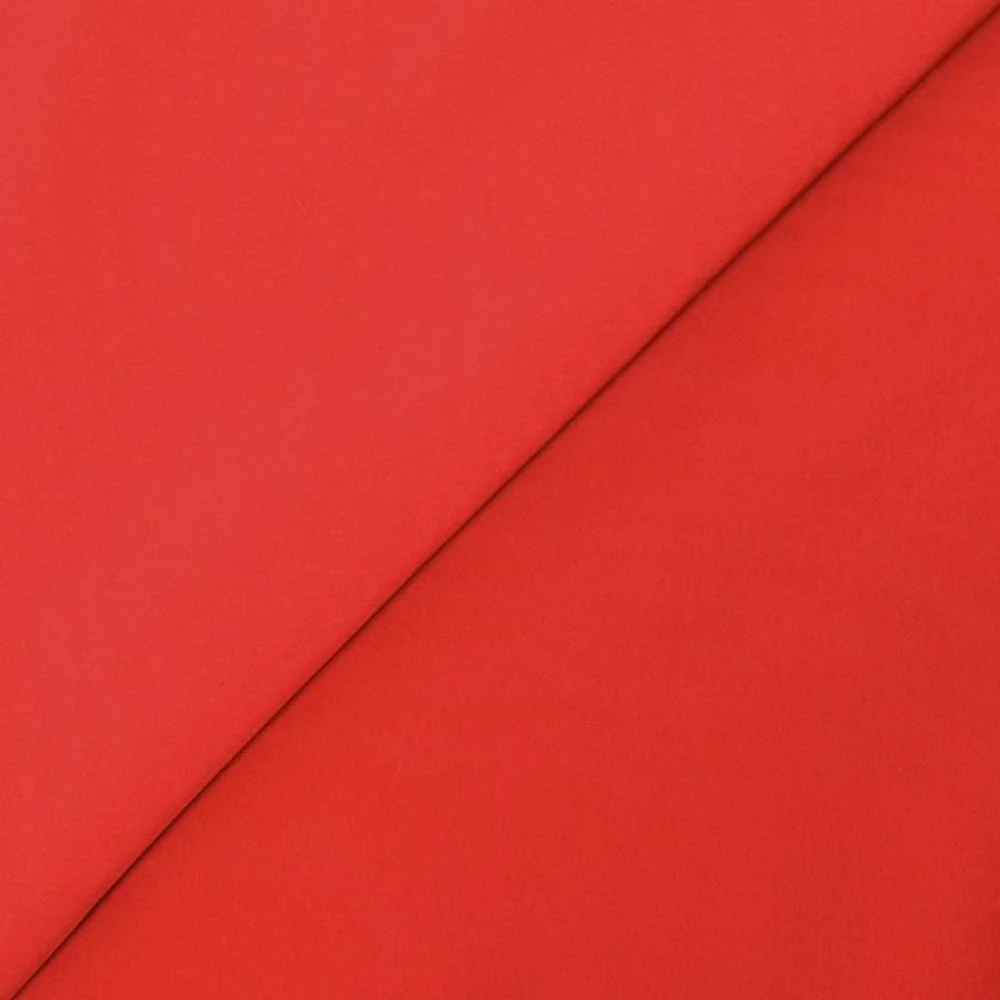 Microfibre polyester rouge