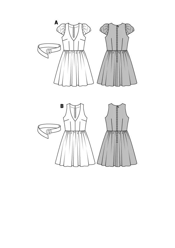 Patron n°7556 : Robe - Image 2