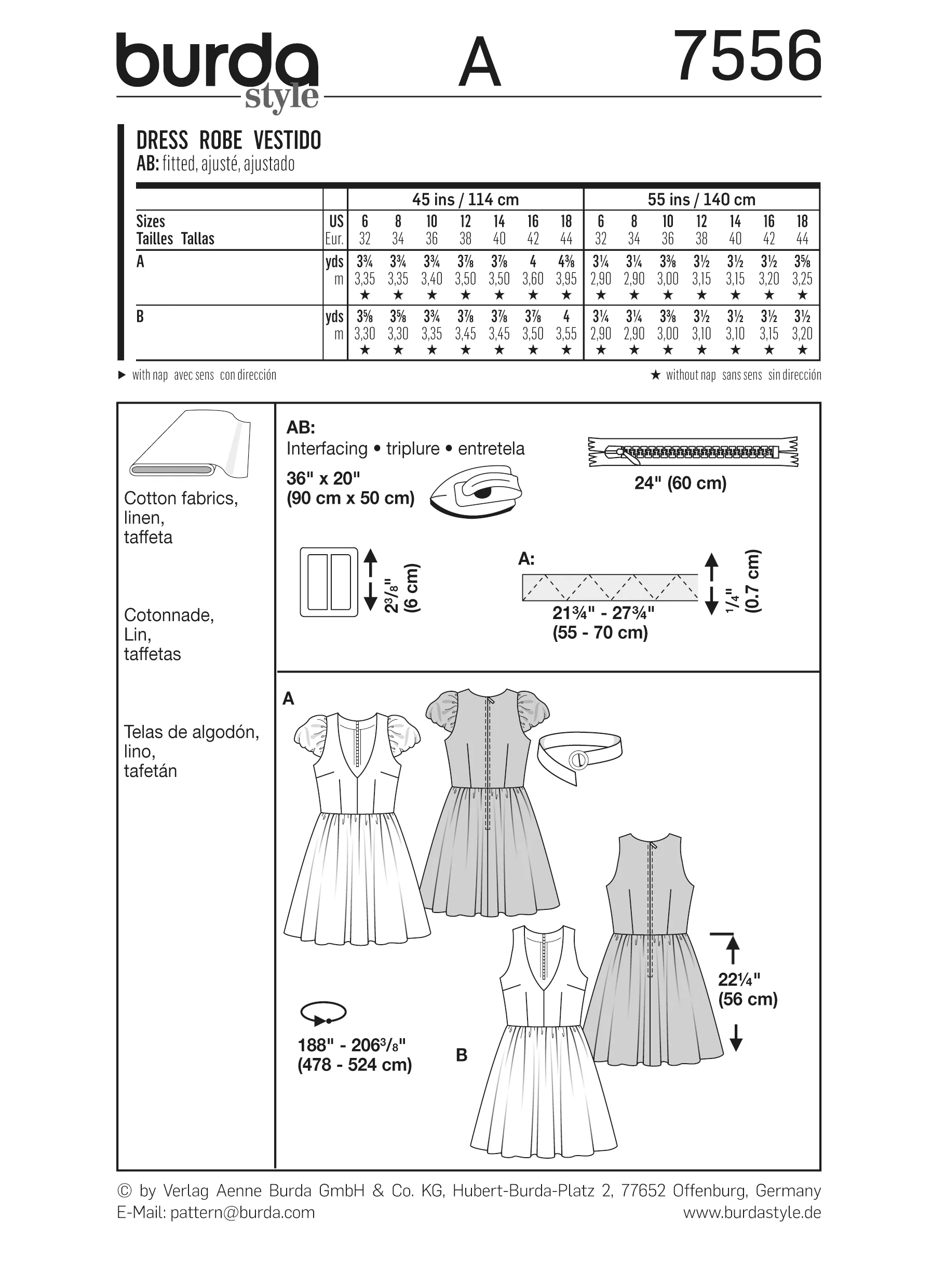 Patron n°7556 : Robe - Image 6