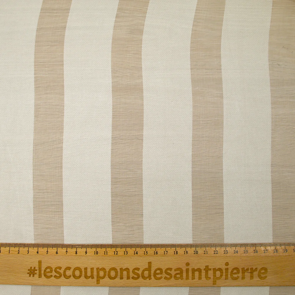 Mousseline crinkle 100% soie bande satin blanc cassé - Image 3