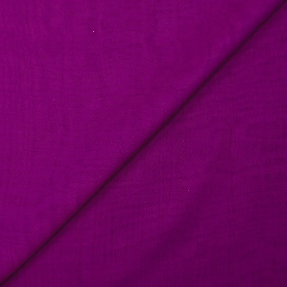 Mousseline de 100% soie unie orchidée