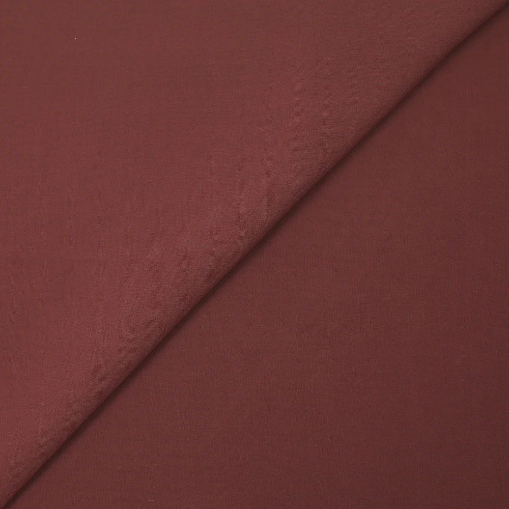 Mousseline de 100% soie unie rouge amarante - Image 4