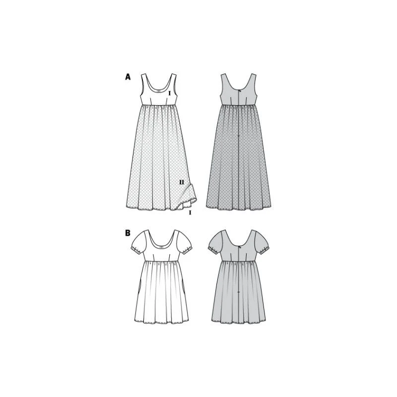 Patron Burda 6312 - Robe empire - Image 5