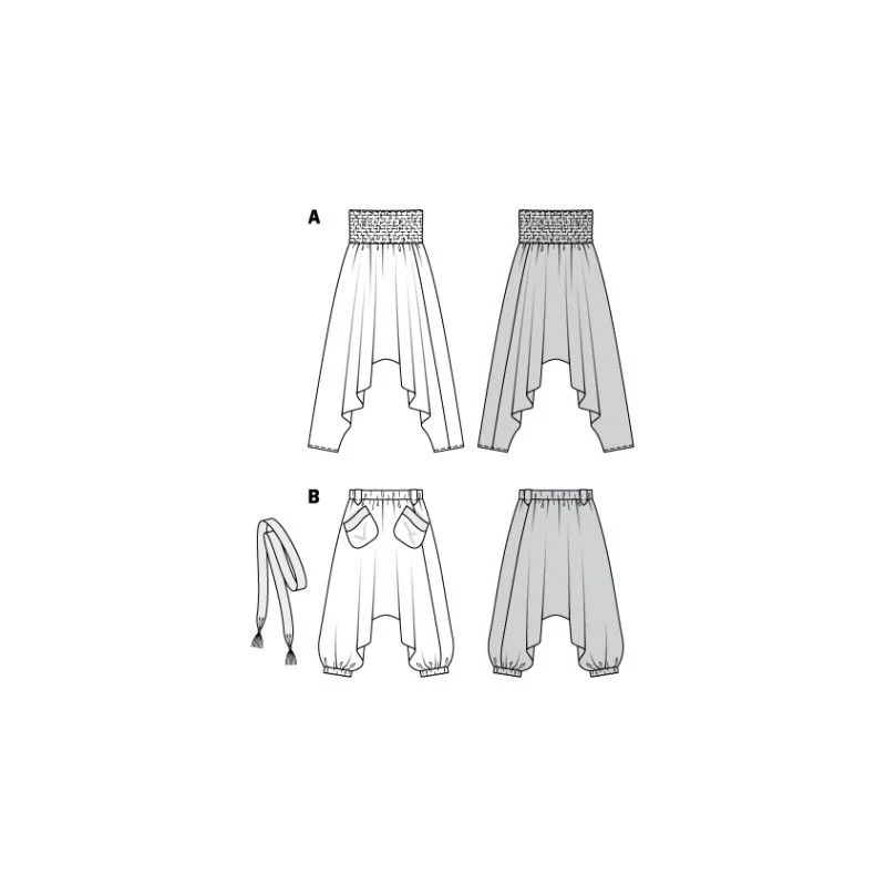 Patron Burda 6316 - Pantalon Sarouel - Image 5