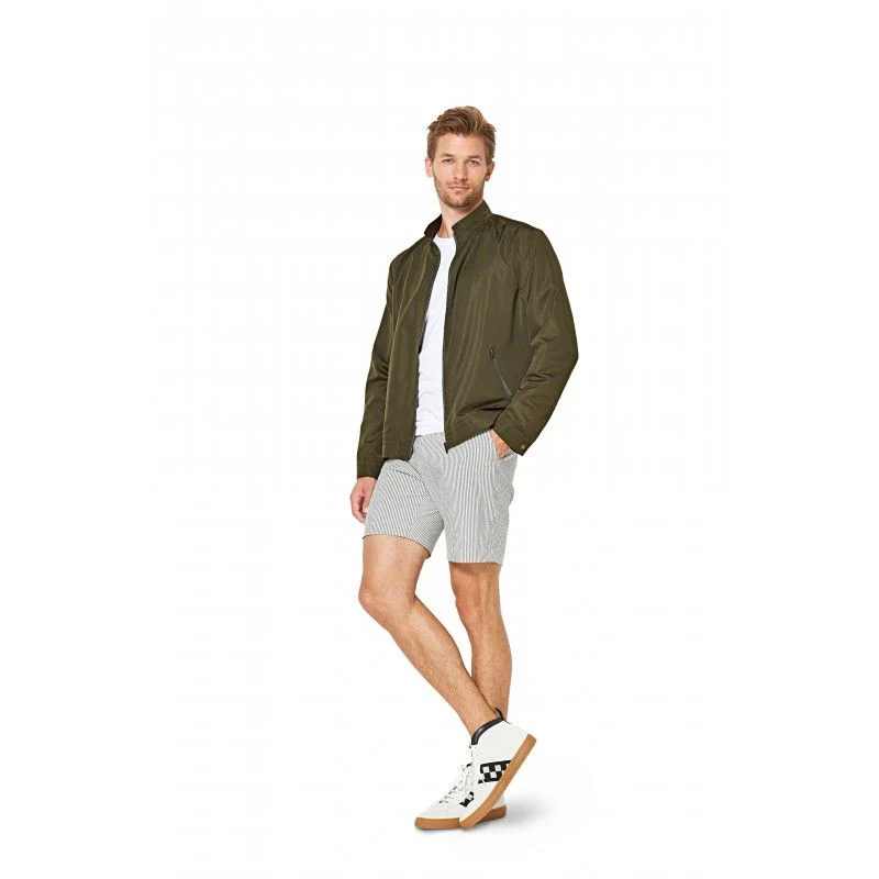 Patron Burda 6351 - Veste et blouson zipée Homme - Image 4