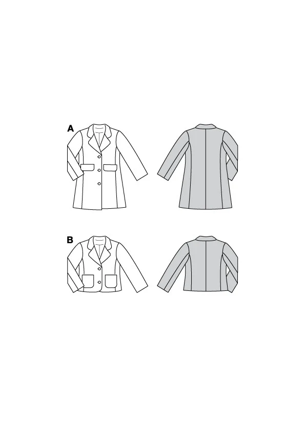 Patron Burda Enfant n°9215 : Manteau & Veste - Image 2