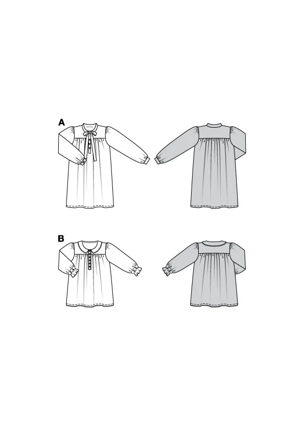 Patron Burda Enfant n°9216 : Robe & Blouse - Image 2