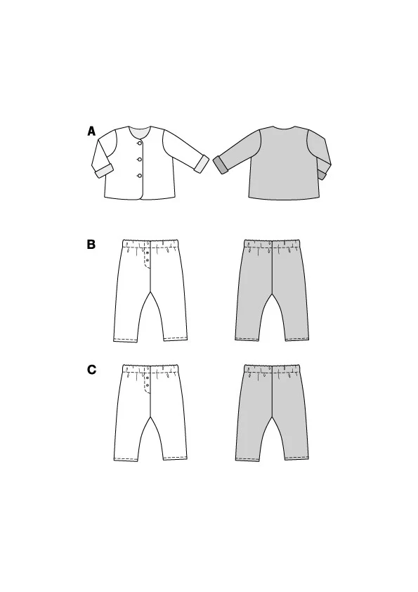 Patron Burda Enfant n°9231 : Ensemble - Image 2