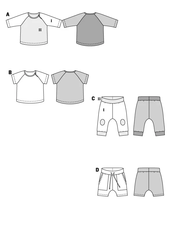 Patron Burda Enfant n°9246 : Ensemble bébé - Image 12