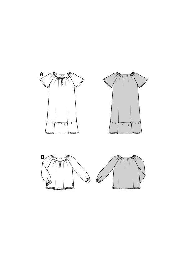 Patron Burda Enfant n°9247 : Robe & Blouse - Image 2