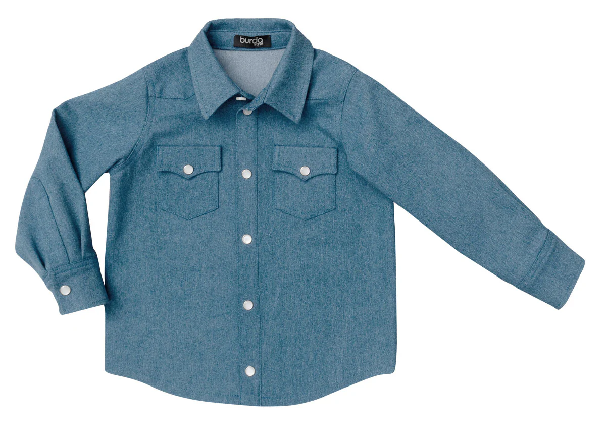Patron Burda Enfant n°9248 : Chemise & Gilet - Image 3