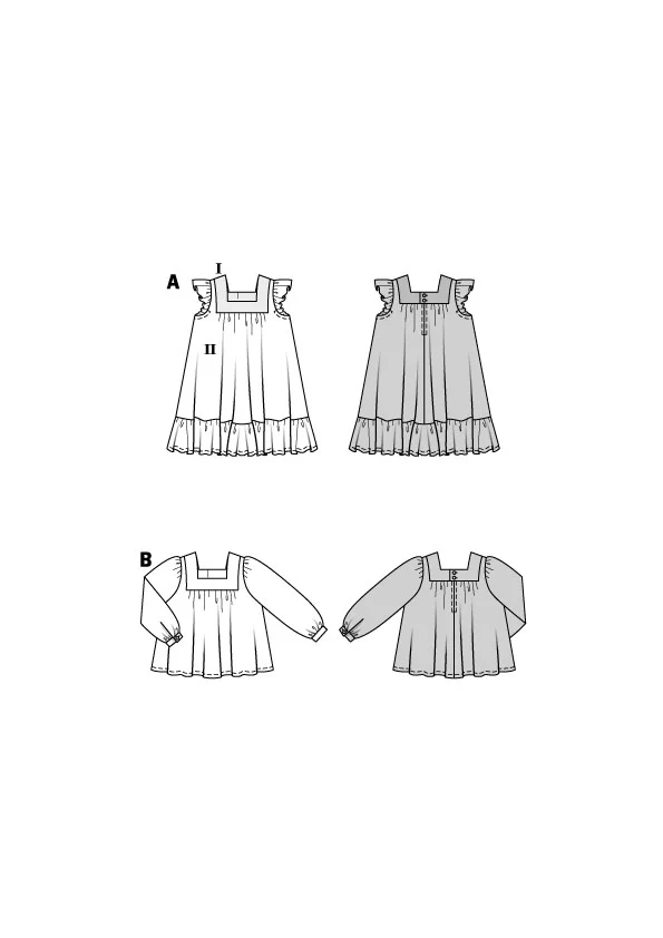 Patron Burda Enfant n°9249 : Robe & Blouse - Image 2