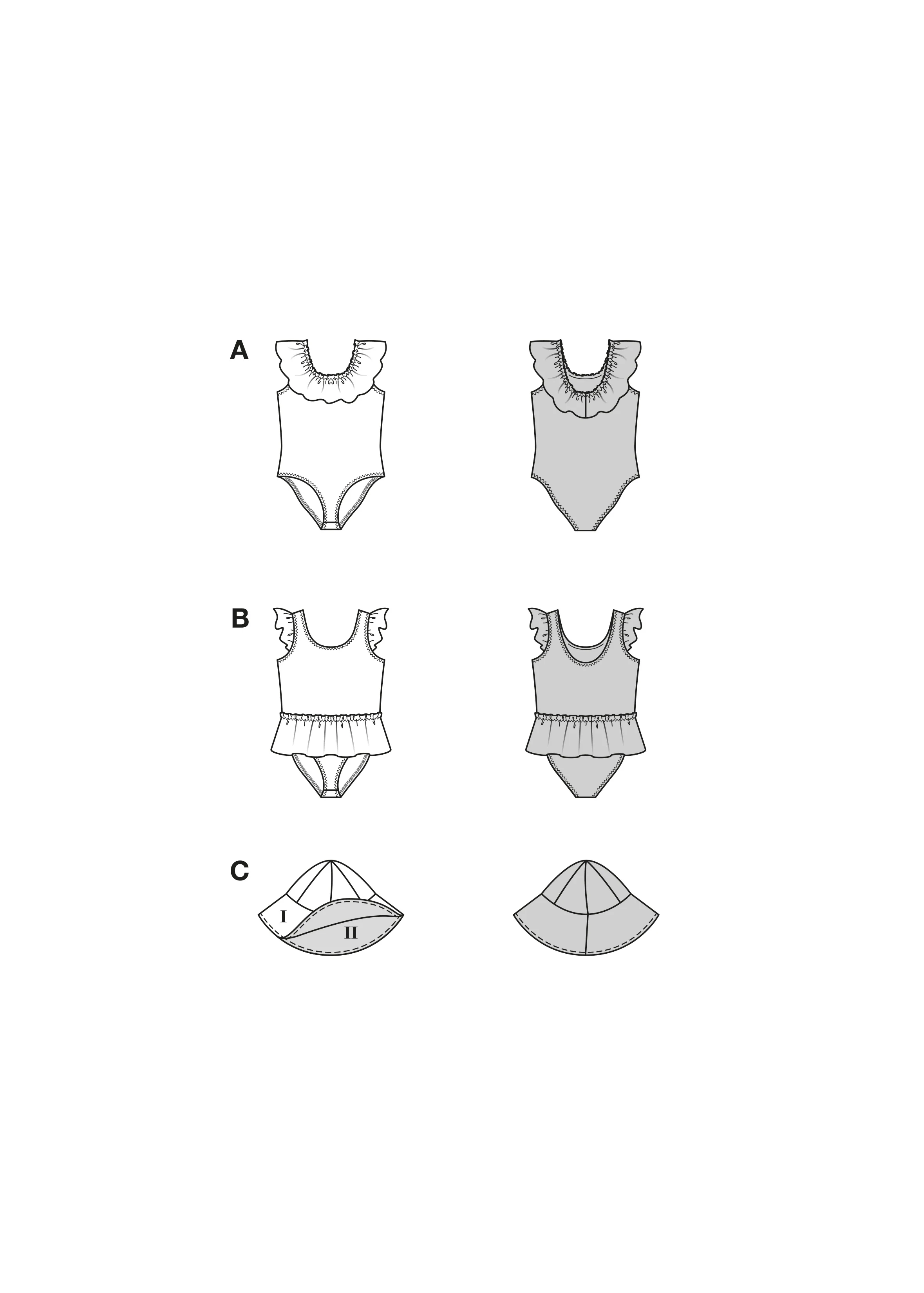 Patron Burda kids n°9193 : Maillot de bain fille - Image 2