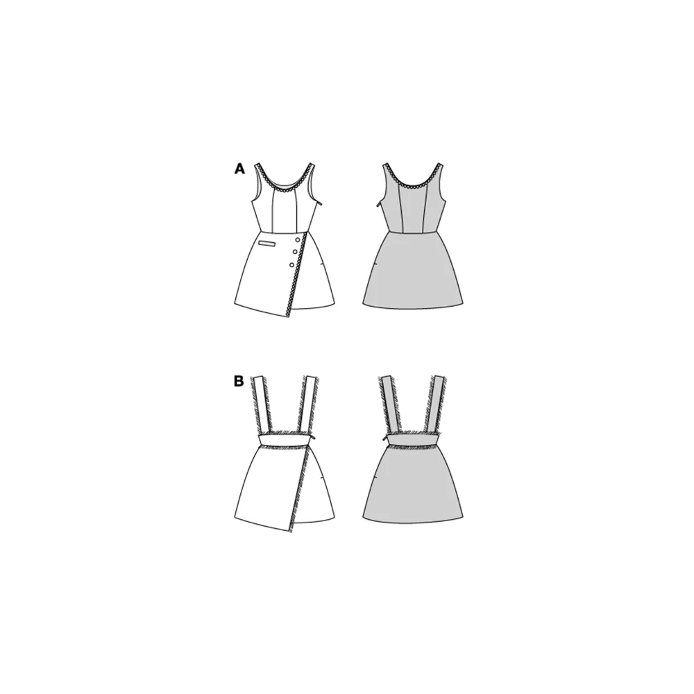 Patron Burda kids n°9198 : Robe - Image 2