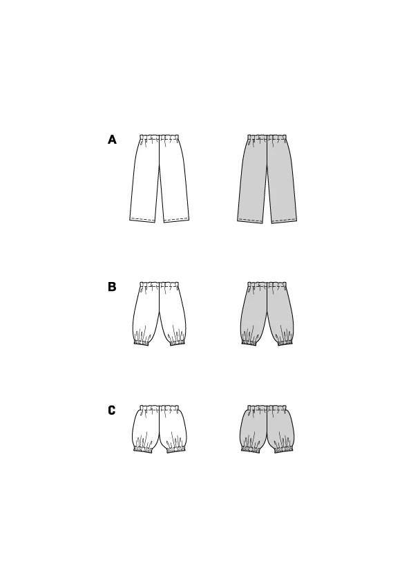 Patron Burda kids n°9202 : Pantalon - Image 2