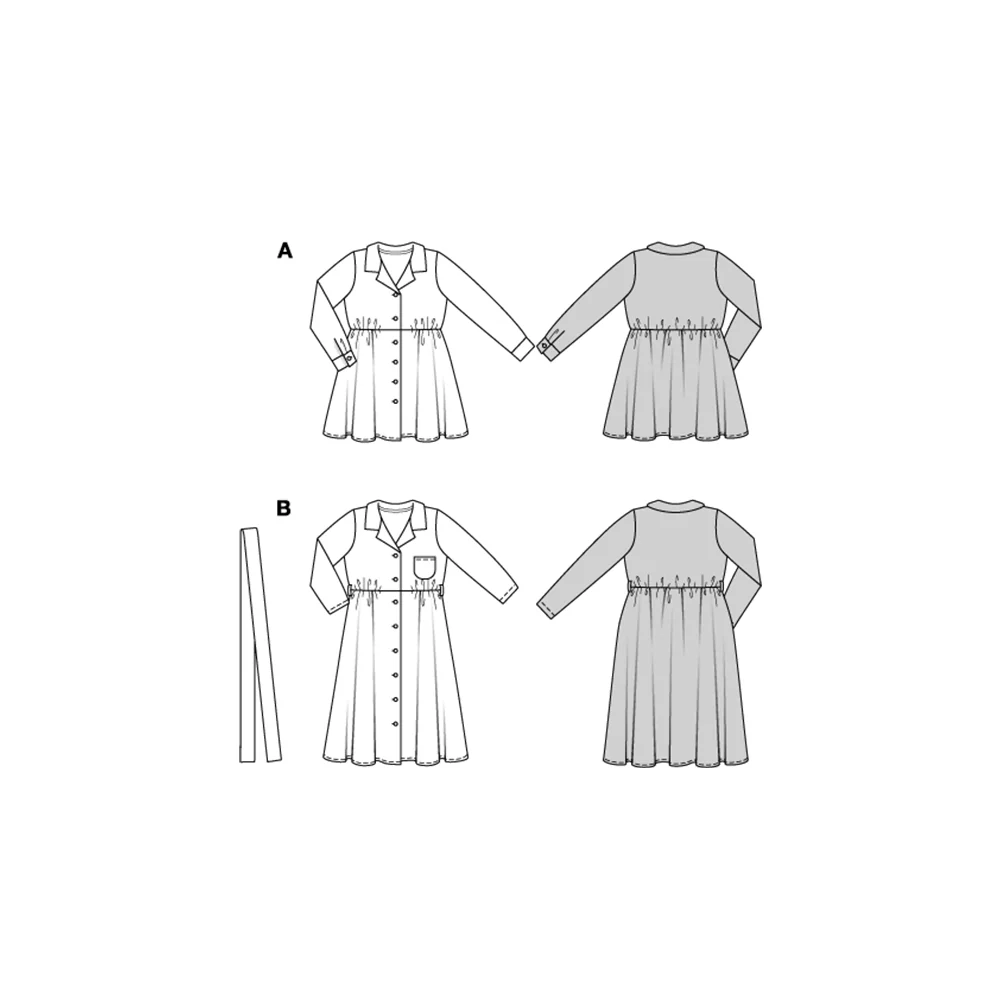 Patron Burda kids n°9206 : Robe - Image 2