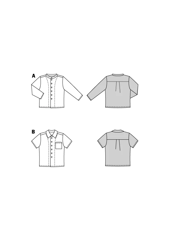 Patron Burda kids n°9209 : Chemise - Image 2