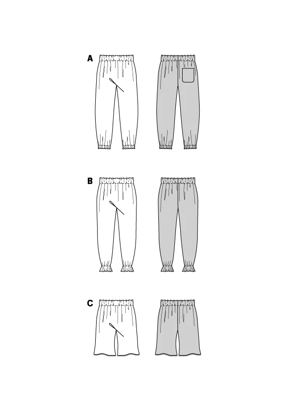 Patron Burda kids n°9211 : Pantalon - Image 2