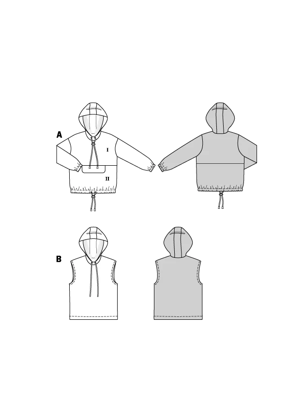 Patron Burda kids n°9213 : Sweatshirt - Image 2