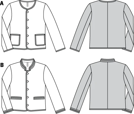 Patron n°: 7291 Veste style country - Image 2