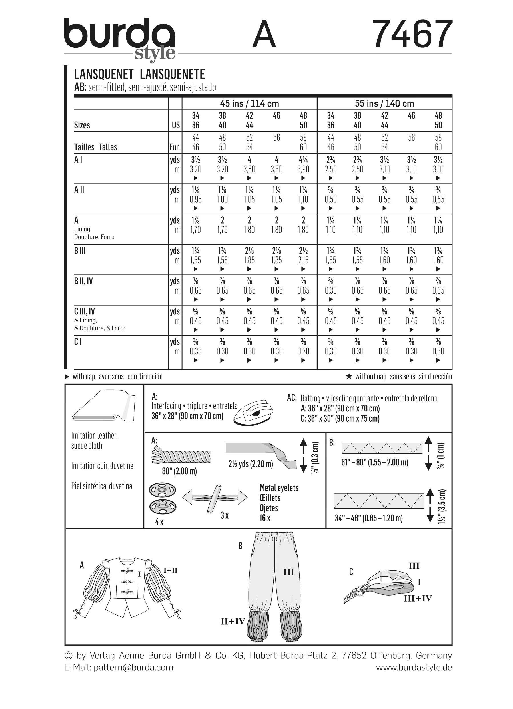 Patron n°7467 : Lansquenet - Image 6