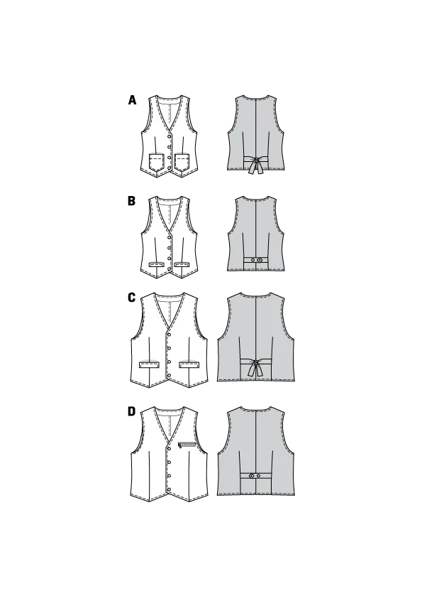 Patron n°7810 : Gilet - Image 2