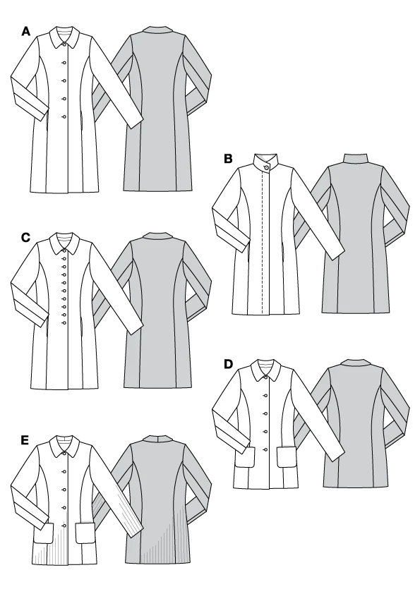 Patron n°8292 : Manteau - Image 2