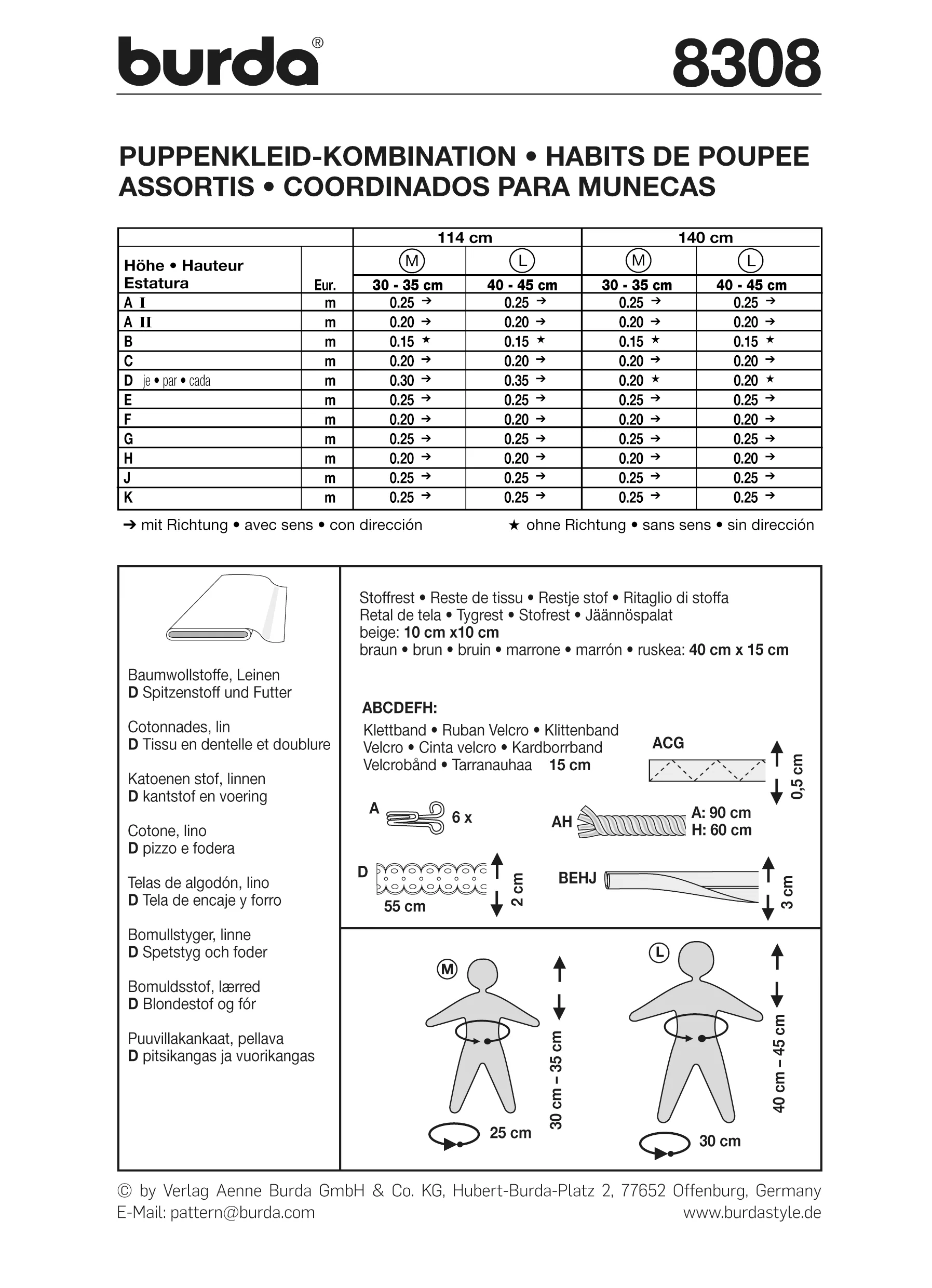 Patron n°8308 : Coordonnés - Image 8
