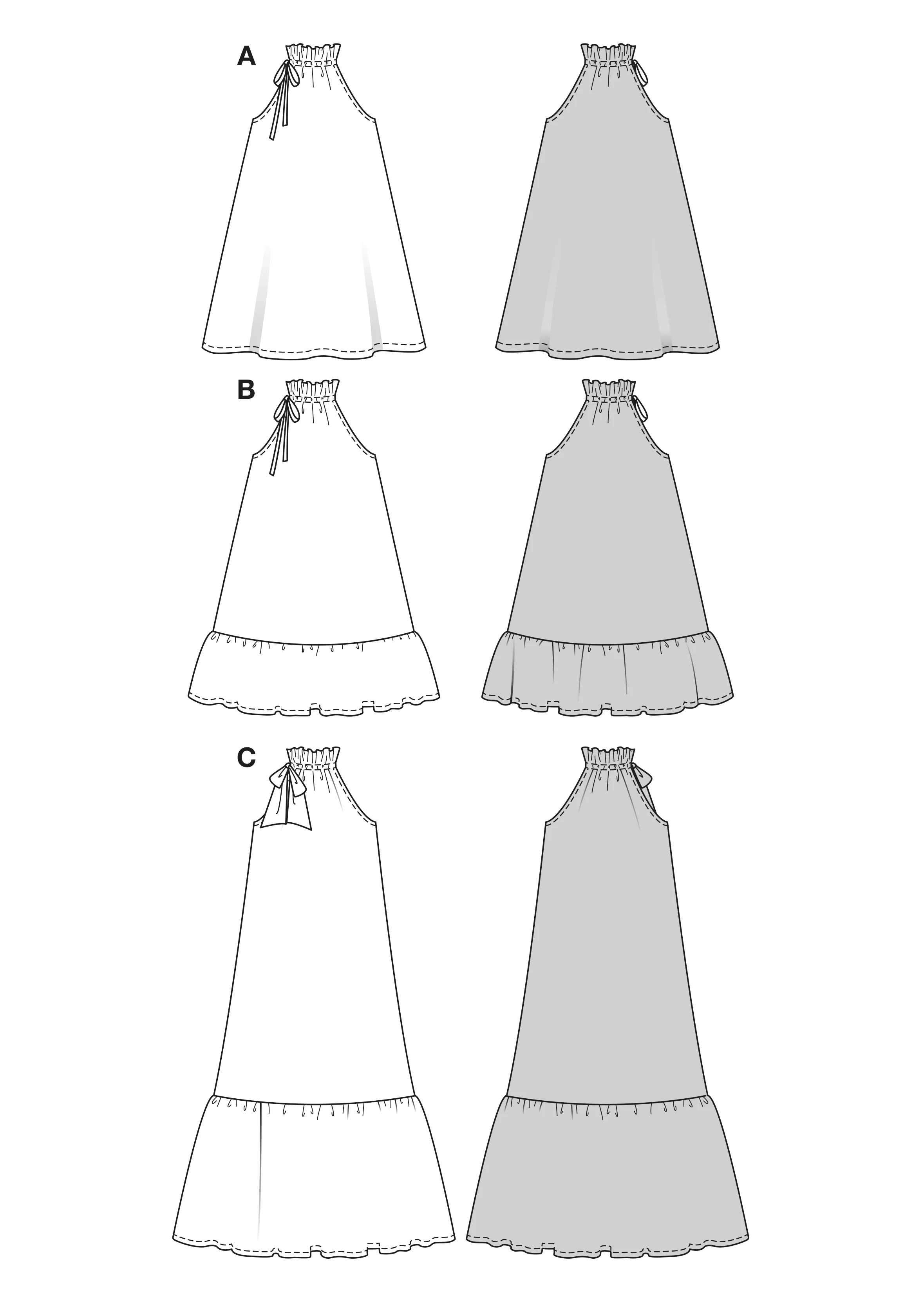 Patron Burda n°5628 : Robe - Image 2