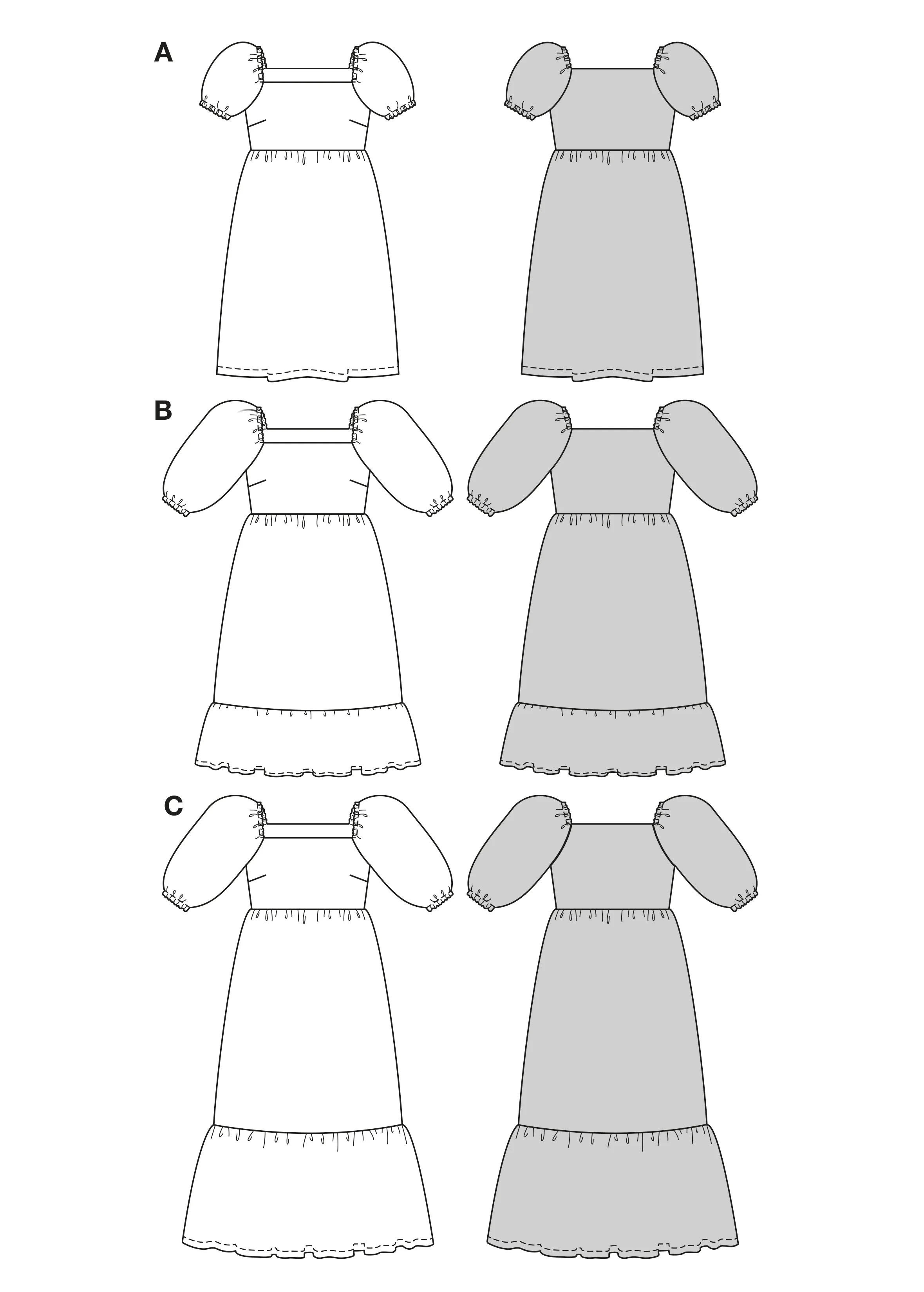 Patron Burda n°5630 : Robe - Image 2