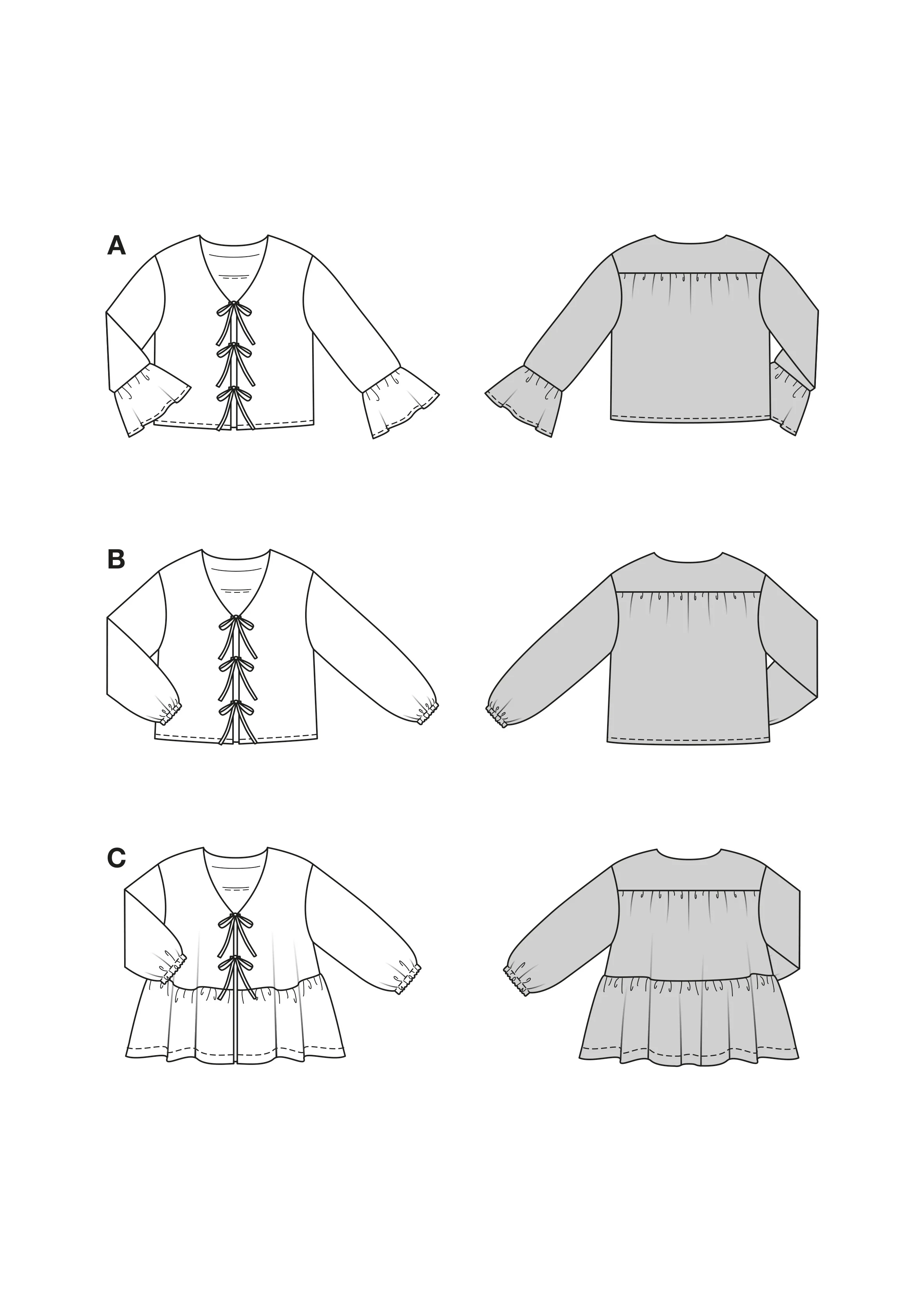Patron Burda n°5632 : Blouse - Image 2