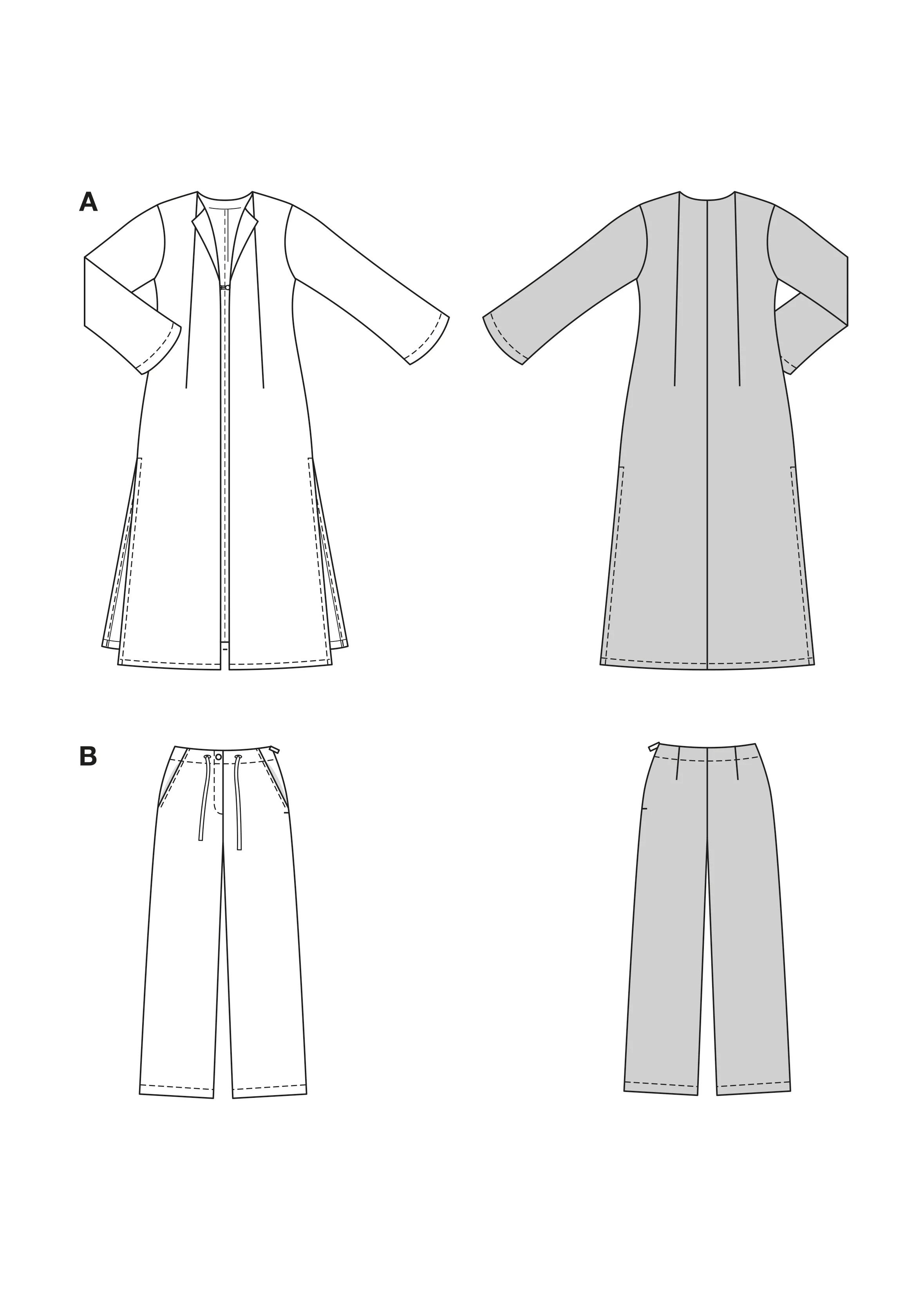 Patron Burda n°5633 : Veste et pantalon - Image 2