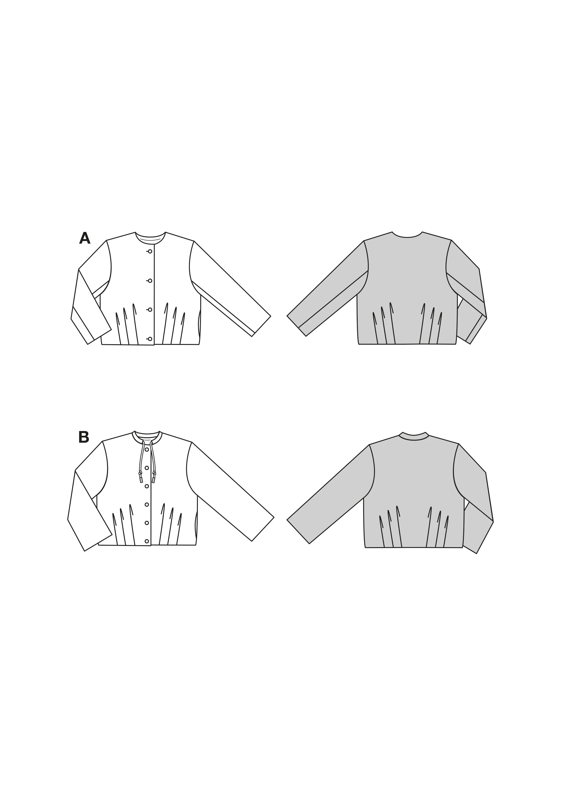 Patron Burda n°5642 : Veste - Image 2