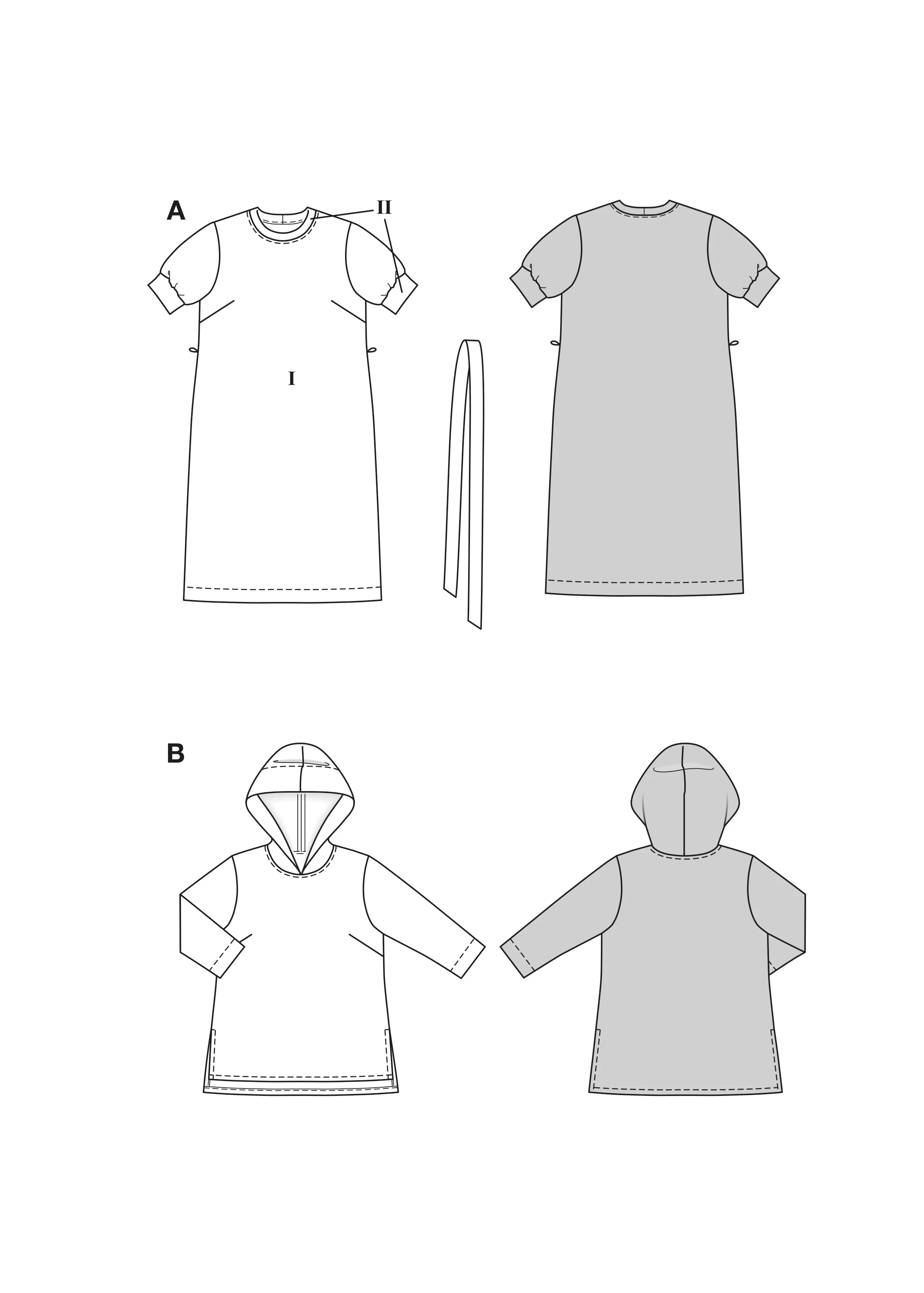 Patron Burda n°5651 : Robe & T-shirt - Image 2