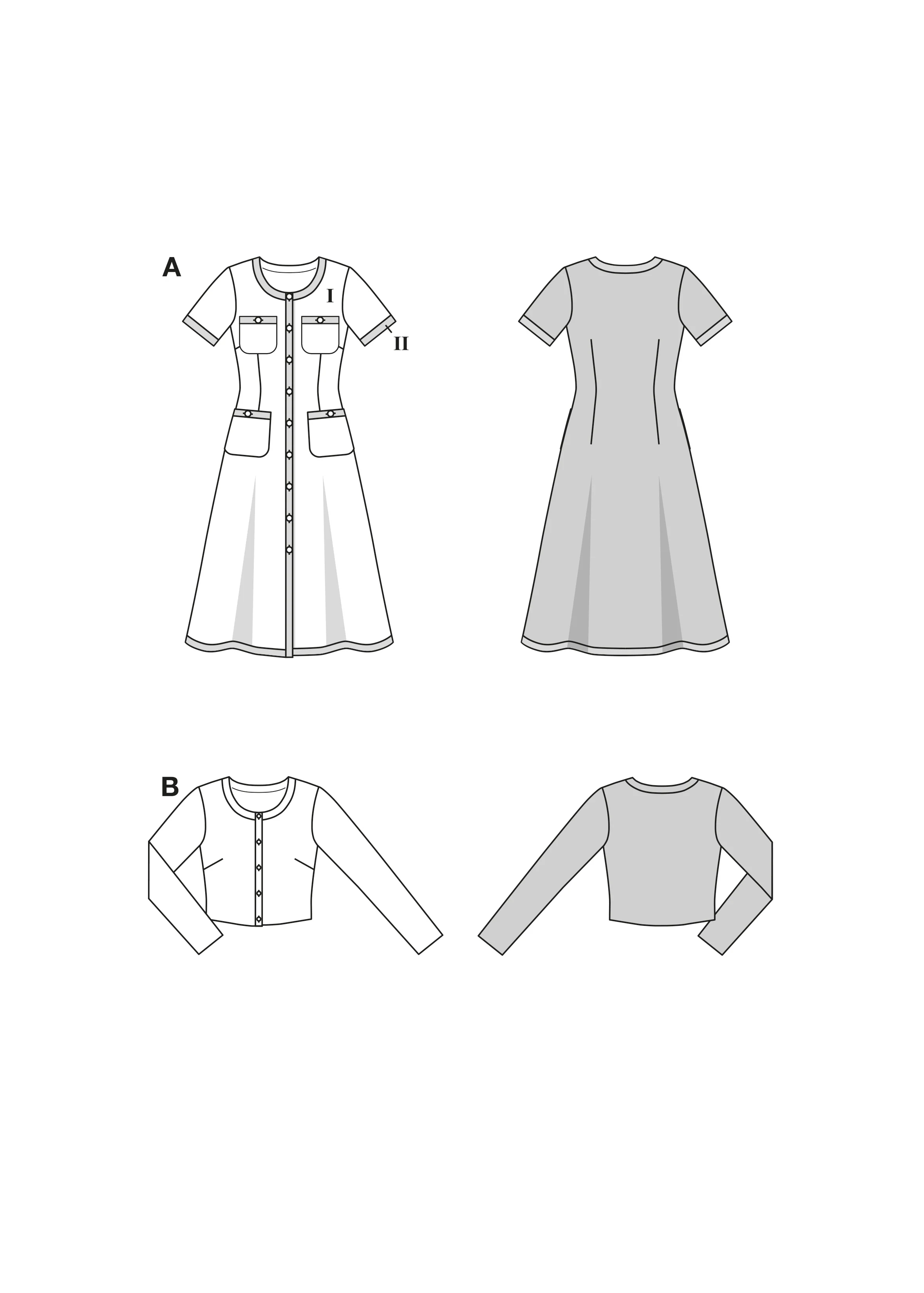 Patron Burda n°5652 : Robe & Veste - Image 2