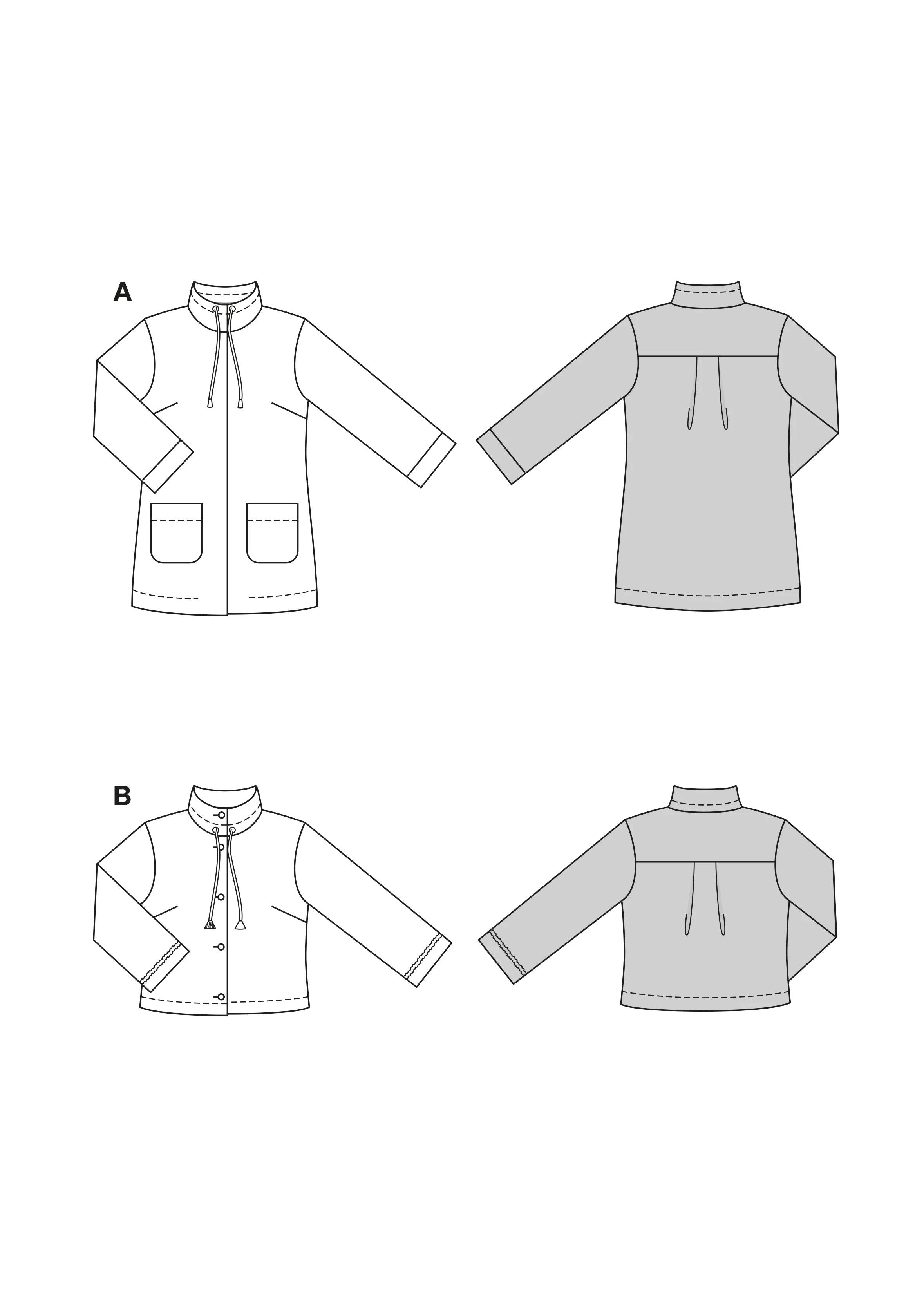 Patron Burda n°5656 : Parka - Image 2