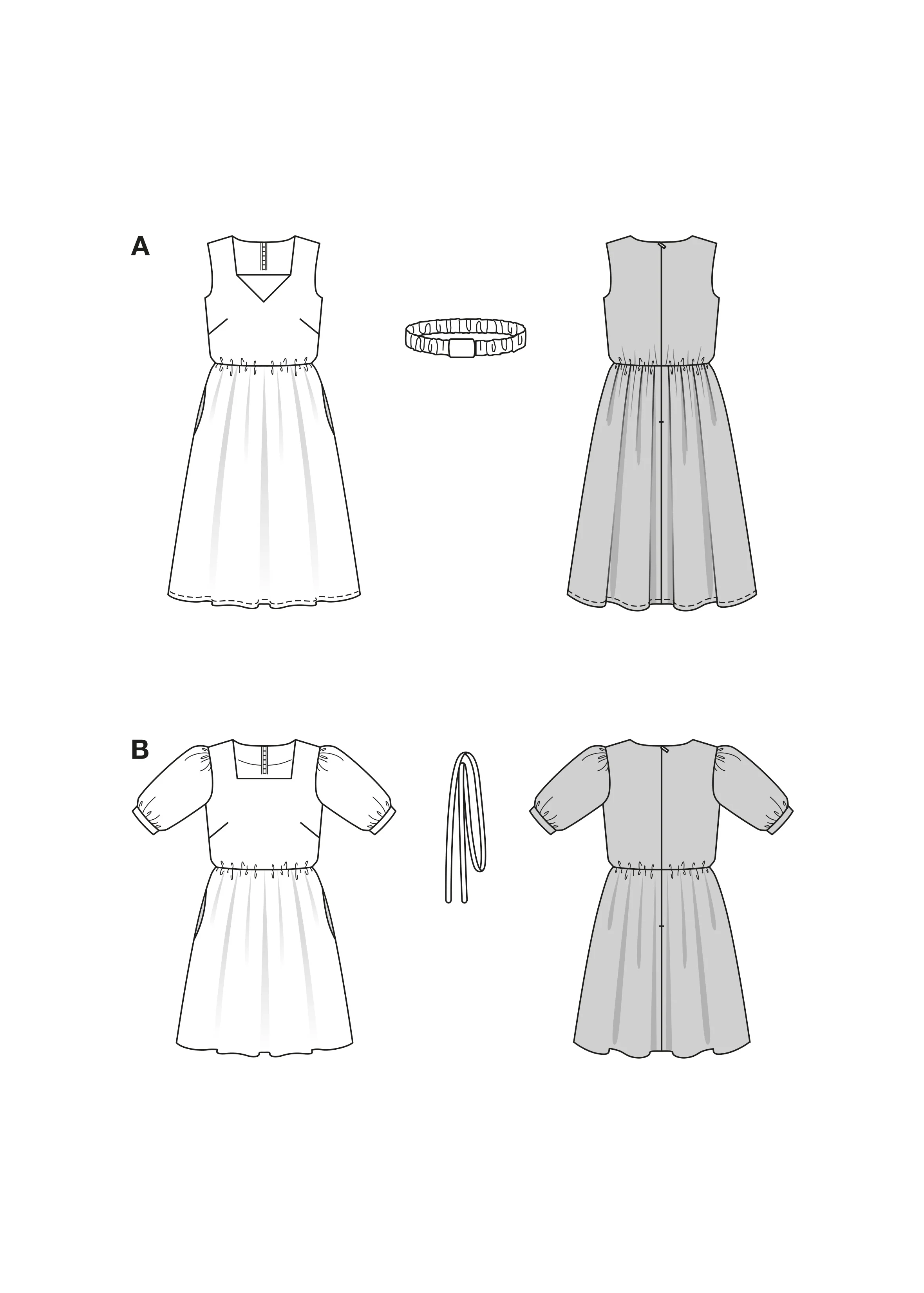 Patron Burda n°5668 : Robe - Image 2