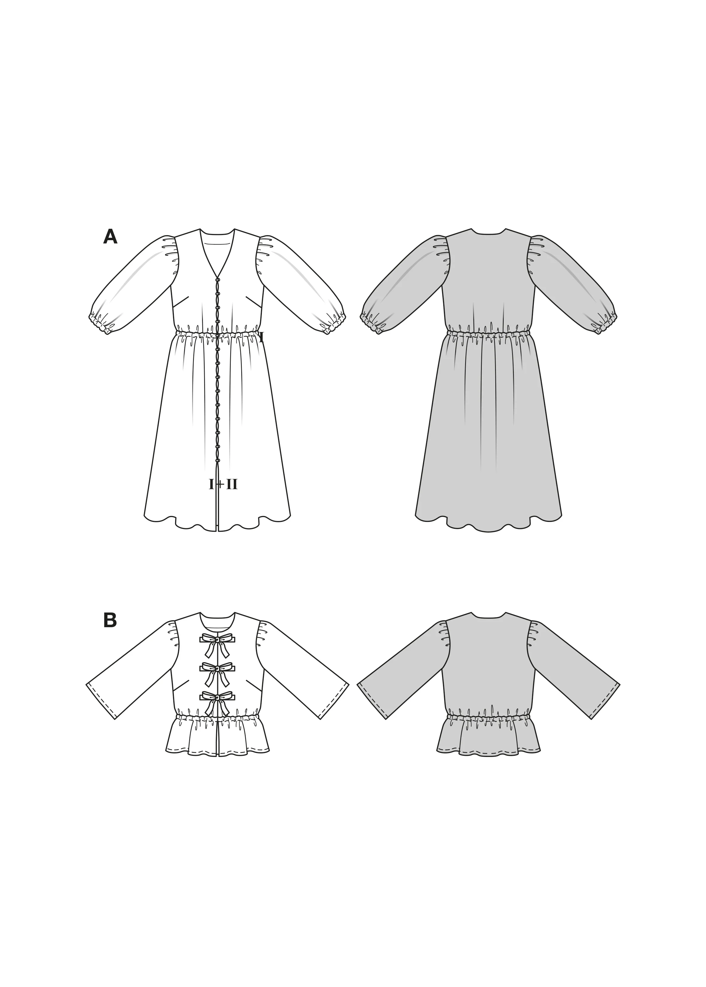 Patron Burda n°5669 : Robe & Blouse - Image 2