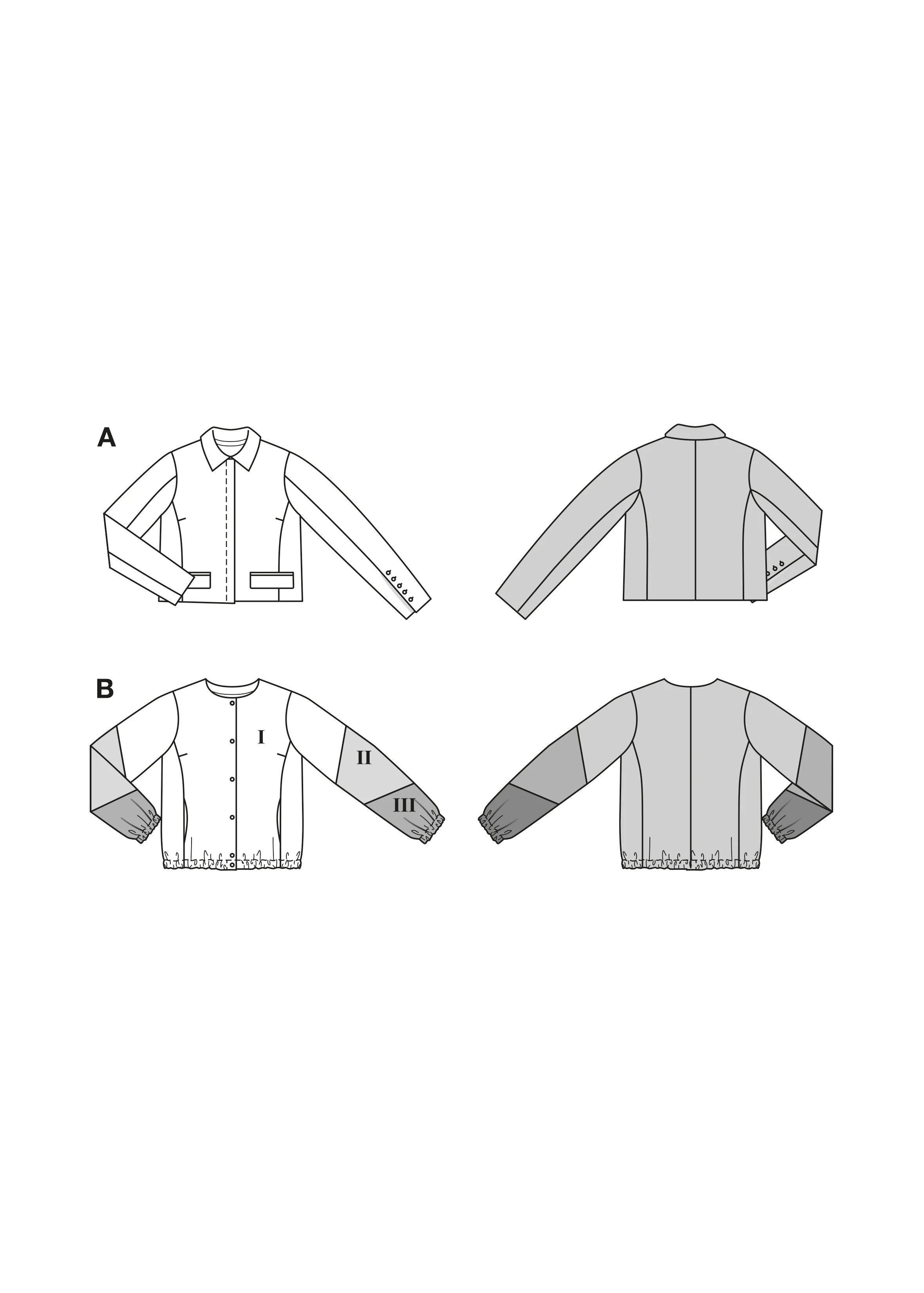 Patron Burda n°5671 : Veste - Image 2