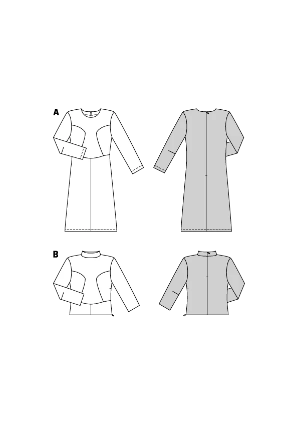 Patron Burda n°5677 : Robe & T-shirt - Image 2