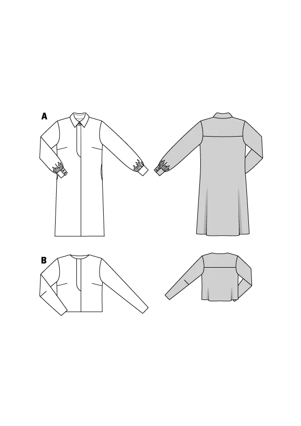 Patron Burda n°5678 : Robe & Blouse - Image 2