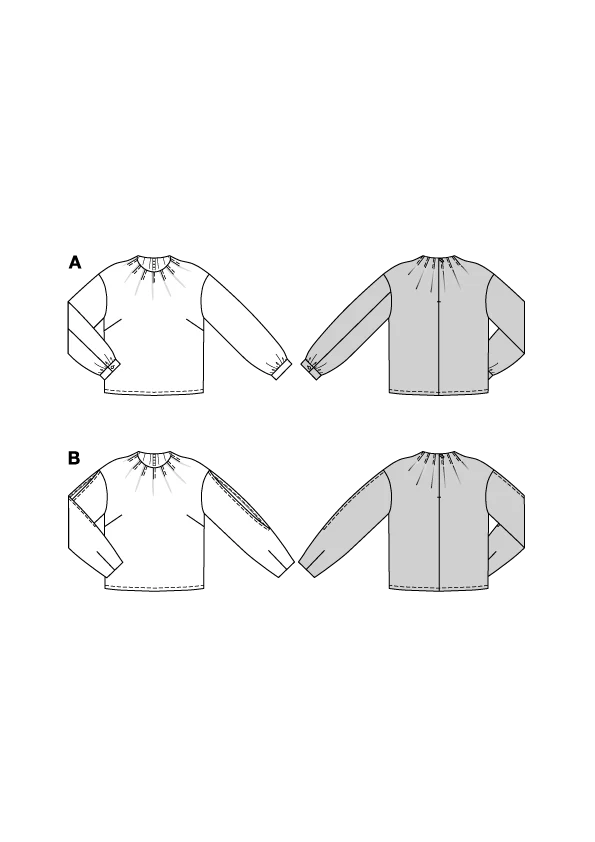 Patron Burda n°5685 : Blouse - Image 2