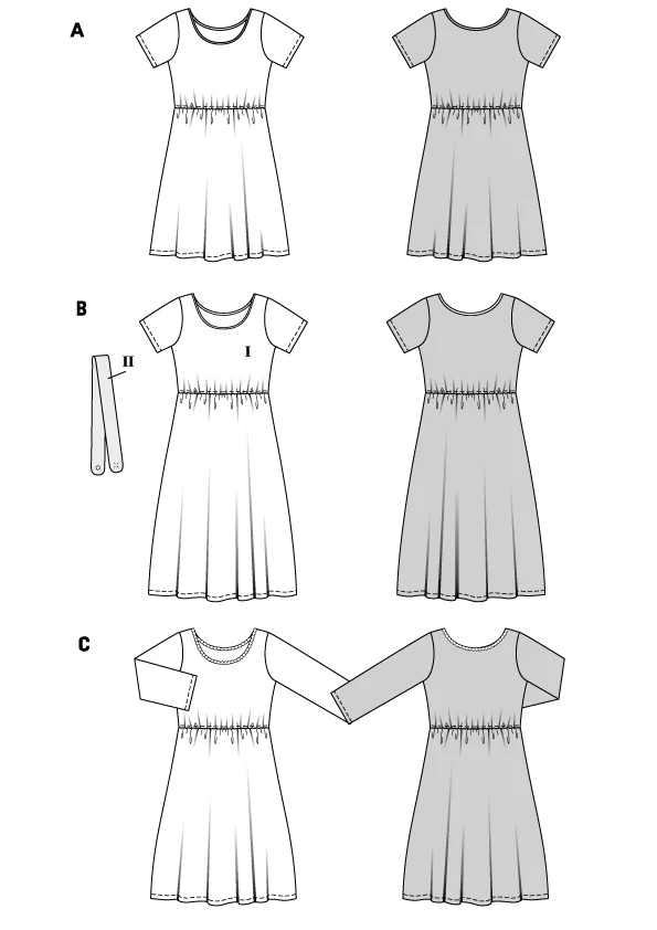 Patron Burda n°5686 : Robe - Image 2
