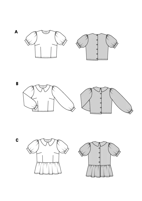 Patron Burda n°5687 : Blouse - Image 2