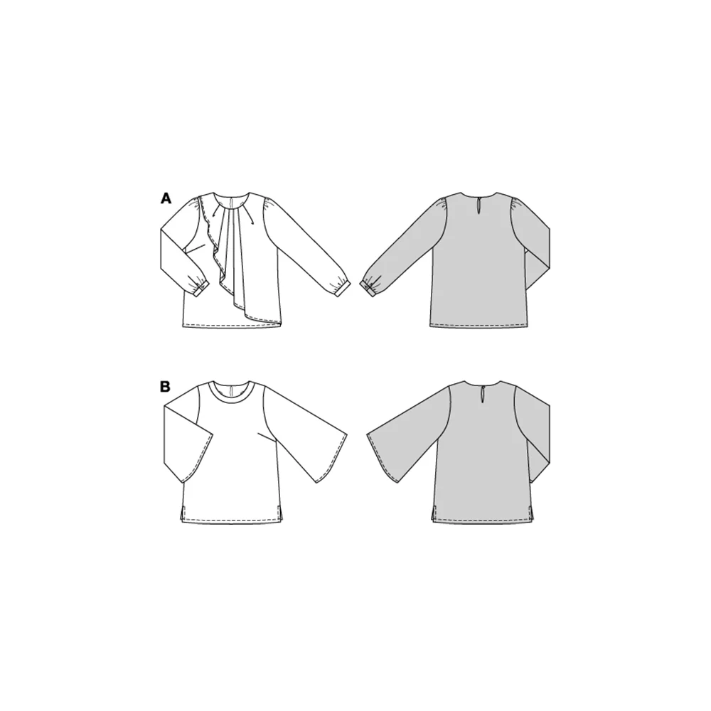 Patron Burda n°5692 : Blouse & Haut - Image 2