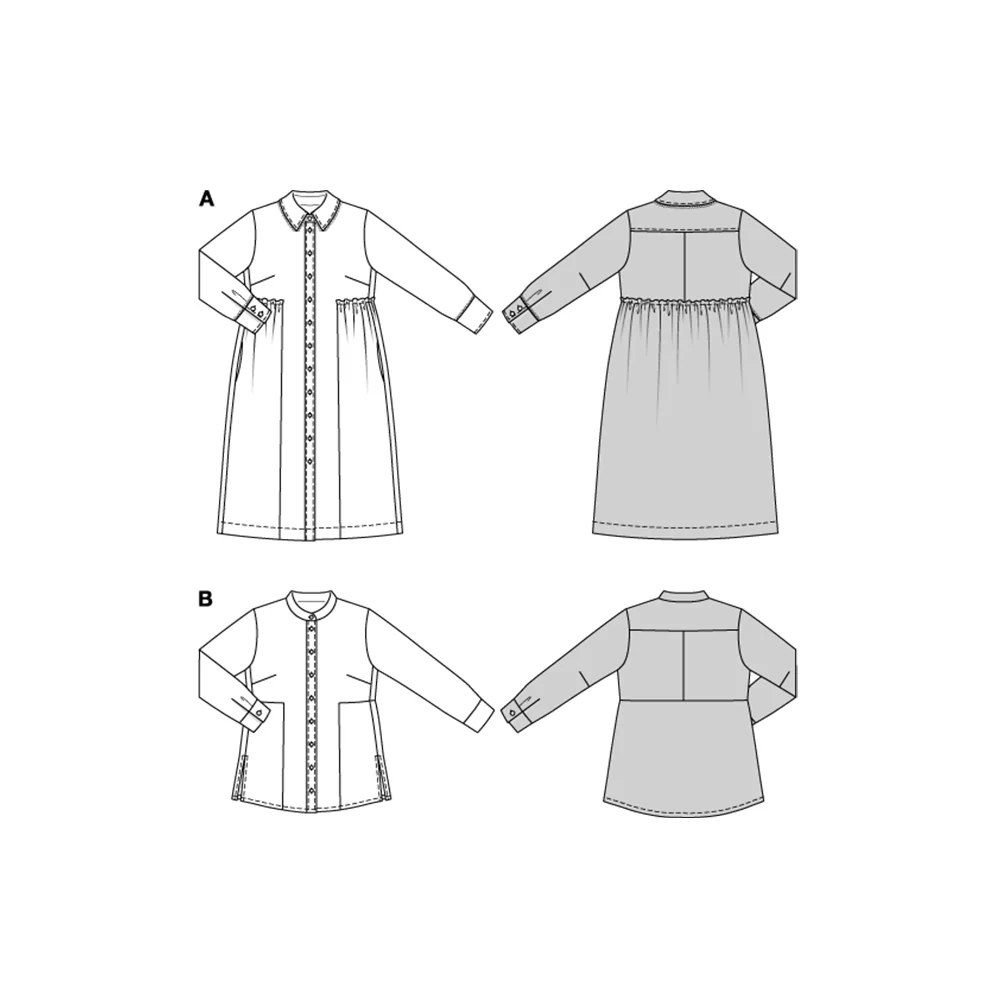 Patron Burda n°5693 : Robe & blouse - Image 2