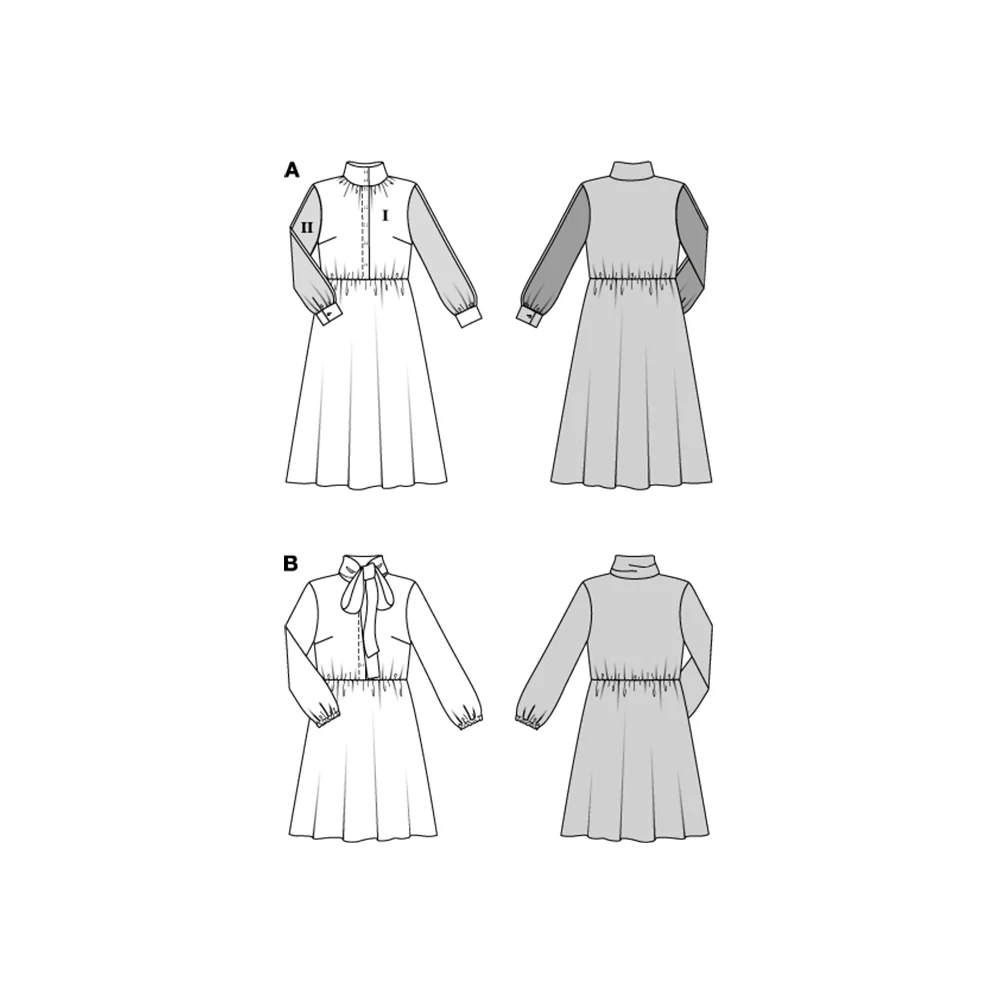 Patron Burda n°5696 : Robe - Image 2