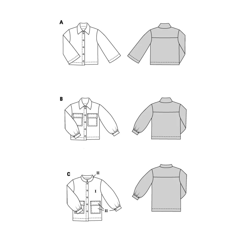 Patron Burda n°5706 : Veste - Image 2